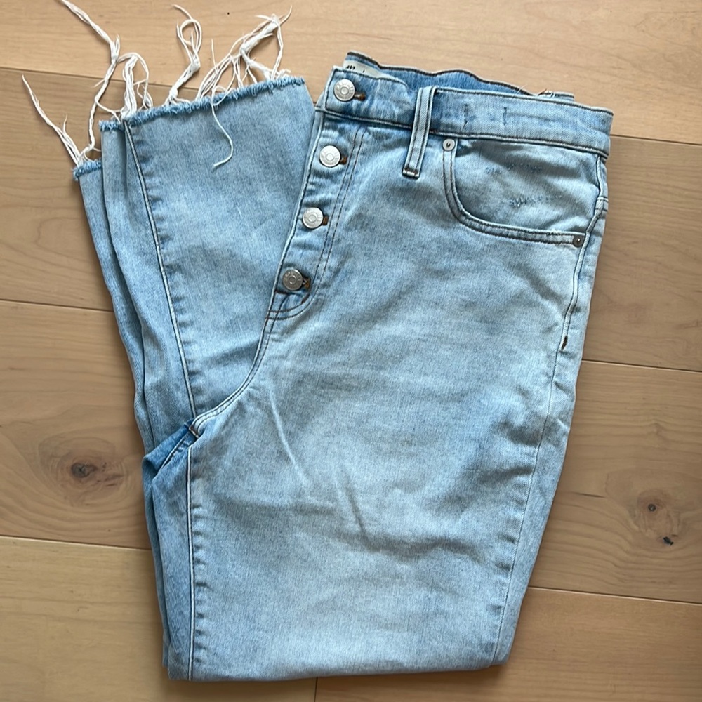 Madewell The High-Rise Slim Crop Boyjean